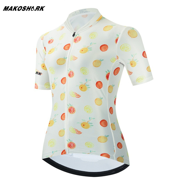 MAKOSHARK Pro Womens Cycling Clothes Summer Short Sleeve Cycling Jersey ...