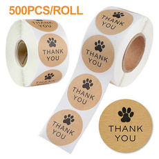 stickerslabel, thankyousealsticker, envelopesealsticker, dogpawprint