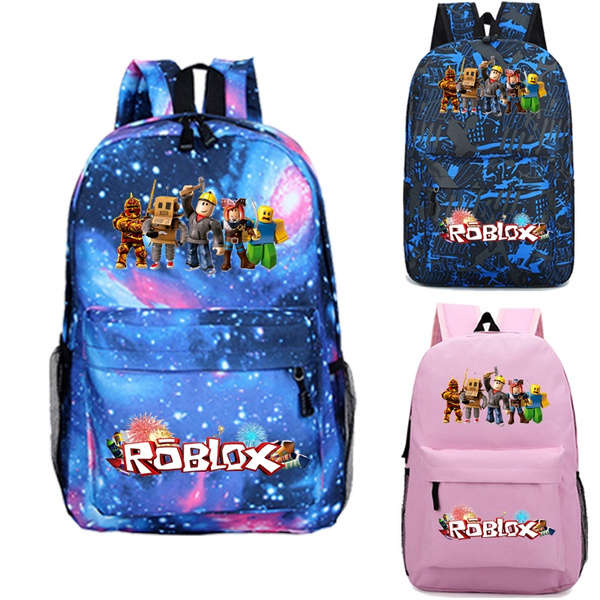 Roblox Galaxy Backpack Children Kids Schoolbag Boys Casual Backpack Travel Bag Wish - cute galaxy roblox logo