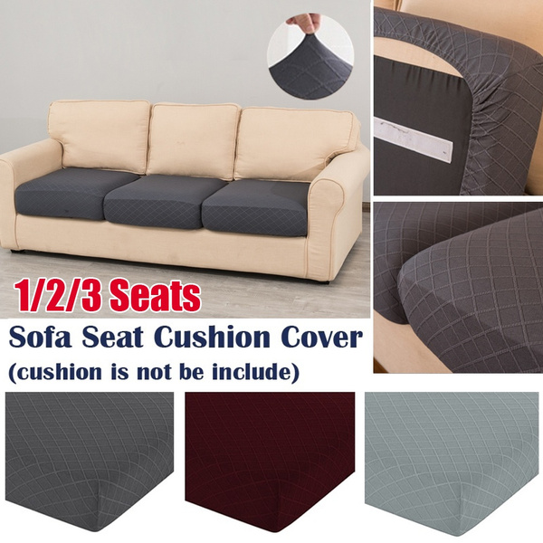 Sofa Stretchy Seat Cushion Cover Couch Slip covers Replacement Protector Fabric 