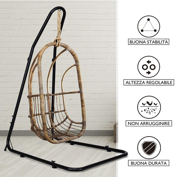 DIY Lshaped adjustable height Indoor and outdoor hammock bracket