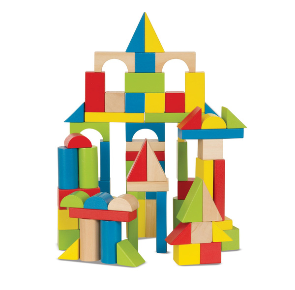 Melissa and doug hot sale wooden blocks 75