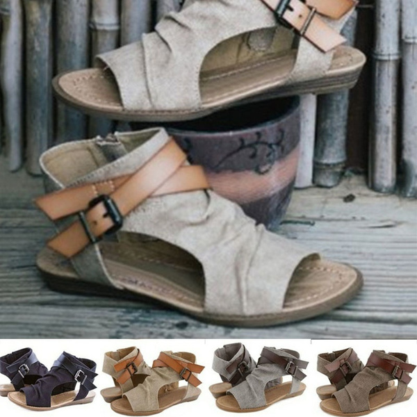 Summer New Fashion Roman Women S Sandals Large Size 36 42 Wish   5ee195a494982e1400351222 Large 