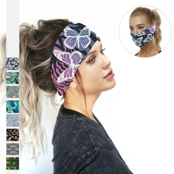 1PC Wide Women's Yoga Headband Tie Dye Sports Cotton Headwrap Hairband 1PC Wide Women's Yoga Headband Tie Dye Sports Cotton Headwrap Hairband