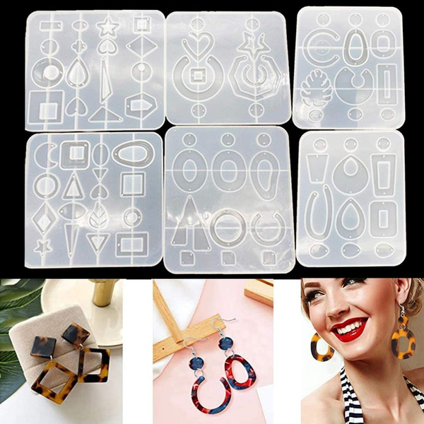 Earrings Silicone Mold for Resin Silicone Molds for Epoxy 