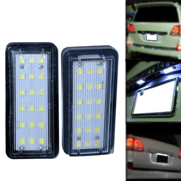 Vehicle License Number Plate Light LED Tail Lamps For Toyota Land Cruiser LX470