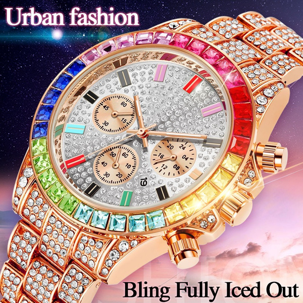 Fully iced out online watch