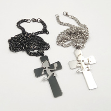 Steel, Chain Necklace, mensstianlesssteelcoolnecklacejewelry, Jewelry