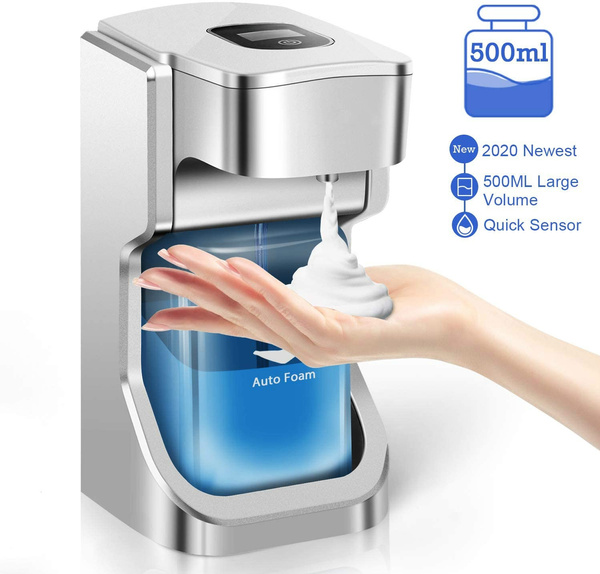 17oz / 500ml Automatic Soap Dispenser, Touchless Electric Foaming Soap ...