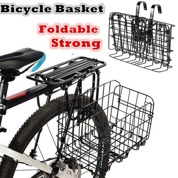metal bike basket rear