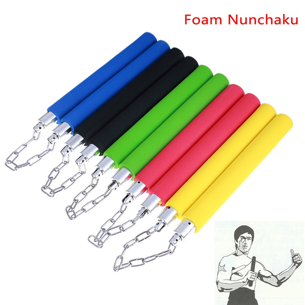 Karate Martial Arts Training Foam Nunchaku Nunchucks Stick Practice Hand Tool 