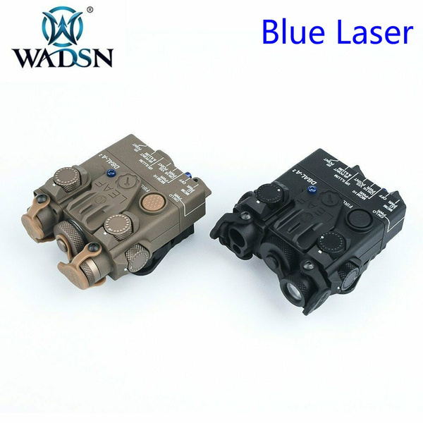 Details about   WADSN PEQ DBAL A2 Blue Tactical IR Laser Metal Laser With Strobe Light Combo 