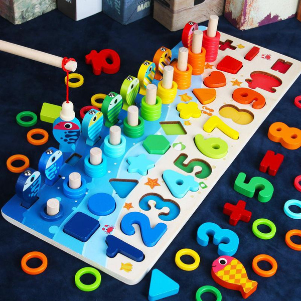 Tablero De Matemáticas, Juguete Educativo 5 En 1 Para Niños Tablero De Matemáticas, Juguete Educativo 5 En 1 Para Niños
