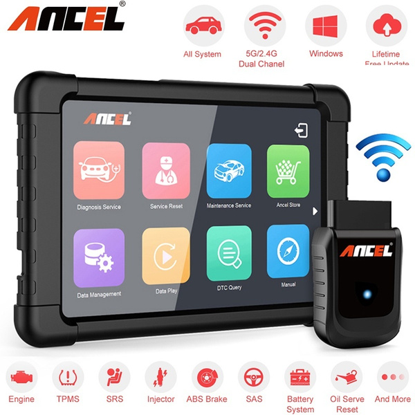 Ancel X5 OBD2 Automotive Scanner Full System WIFI Easydiag ABS SRS EPB ...