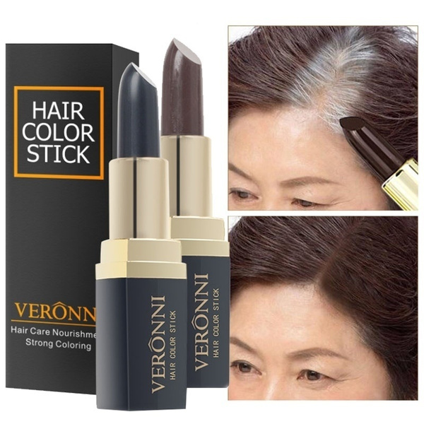 Fashion Women Men One-Time Hair Dye Stick Tool Instant Gray Root Coverage  Hair Color Modify Cream Stick Temporary Cover Up White Hair Colour Dye  Unisex Hair Care Hair Dye | Wish