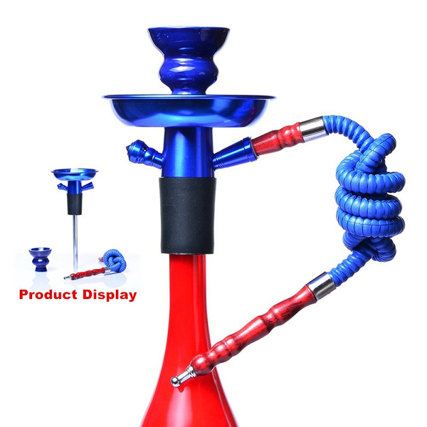 Aluminum Shisha Narguile Top Hookah Stem Kit for Wine Bottle Large