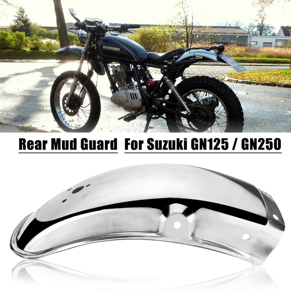 Motorcycle Front Fender Mud Guard Mudguard Cover for Suzuki GN125 GN250 Black 