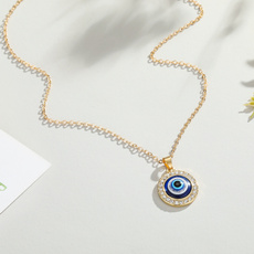 Chain Necklace, eye, Jewelry, luckyjewelry