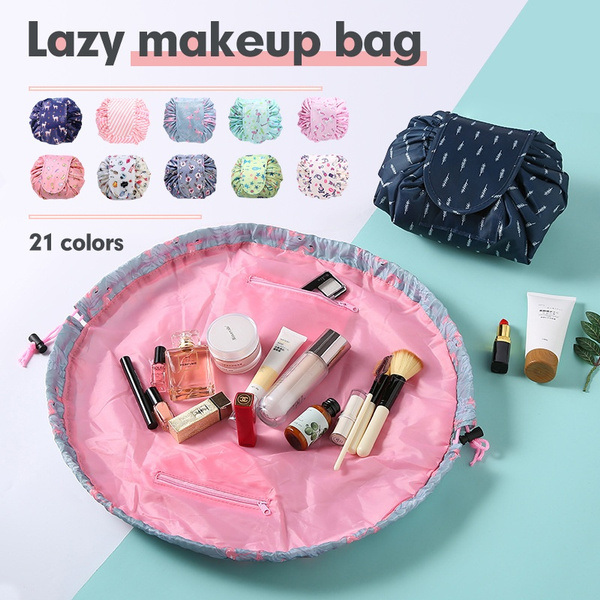 travel drawstring makeup bag