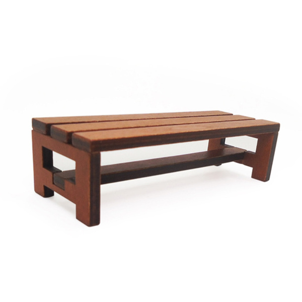 mini wooden bench