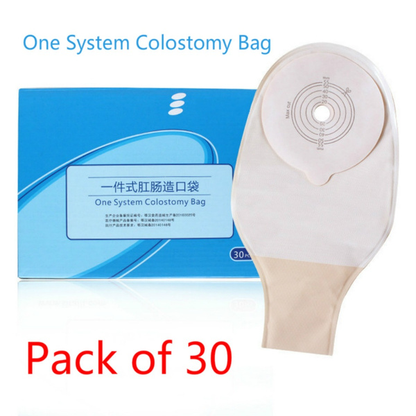 Pack of 30, Ostomy Bags Supplies Drainable Pouch with Closure for ...