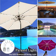 ledstringlamp, Umbrella, Garden, Waterproof