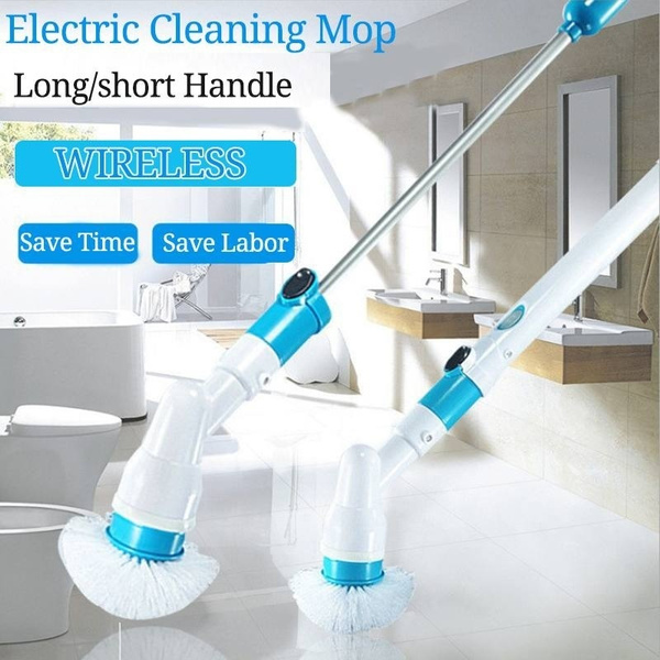 Electric Spin Scrubber Shower Scrubber with Long Handle for