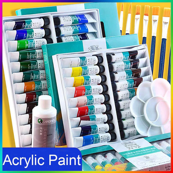 12/18/24 Colors to Opition 10ml Professional Acrylic Paint for Painting Canvas, Clay, Ceramic