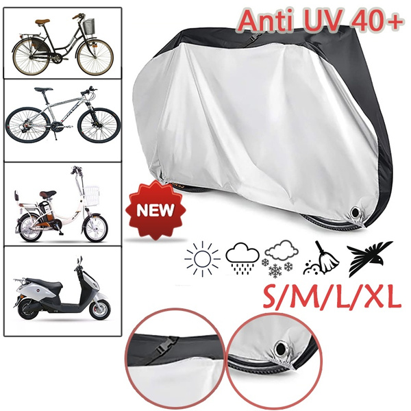 Bike Cover Bike Rain Cover 190T Nylon Waterproof Anti Dust Rain UV ...