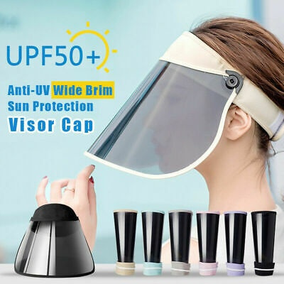 Women Lady Summer Adjustable Visor Sun Hat UV Protection Face