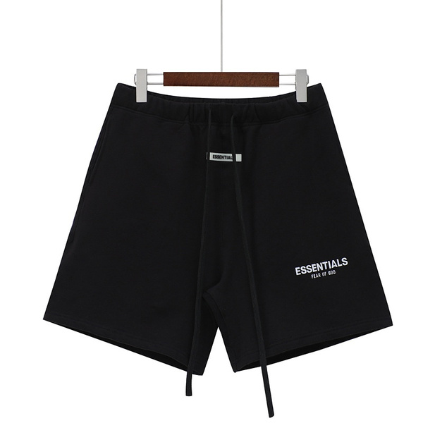 FEAR OF GOD FOG Essentials Drawstring Shorts Black Men's - FOG