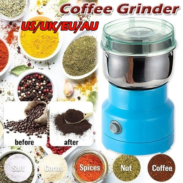 Coffee Bean Seasonings Electric Milling Machine Grinder UK Plug For Coffee Beans 6SHINE Coffee Grinder Multifunction Smash Machine 