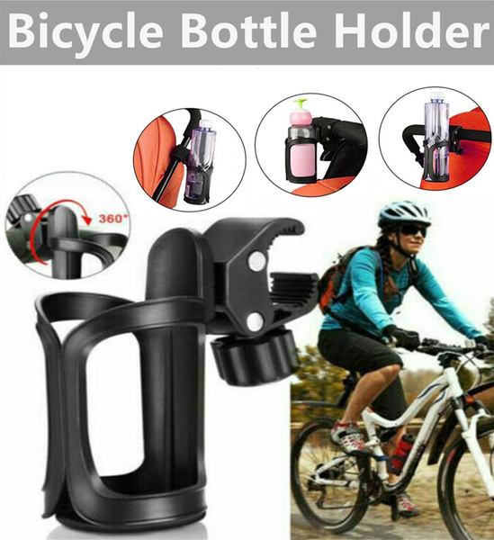 Motorcycle Bicycle Handlebar Drink Water Beverage Bottle Cup Holder Mount Cage 
