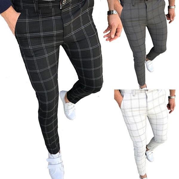 Plaid skinny dress outlet pants