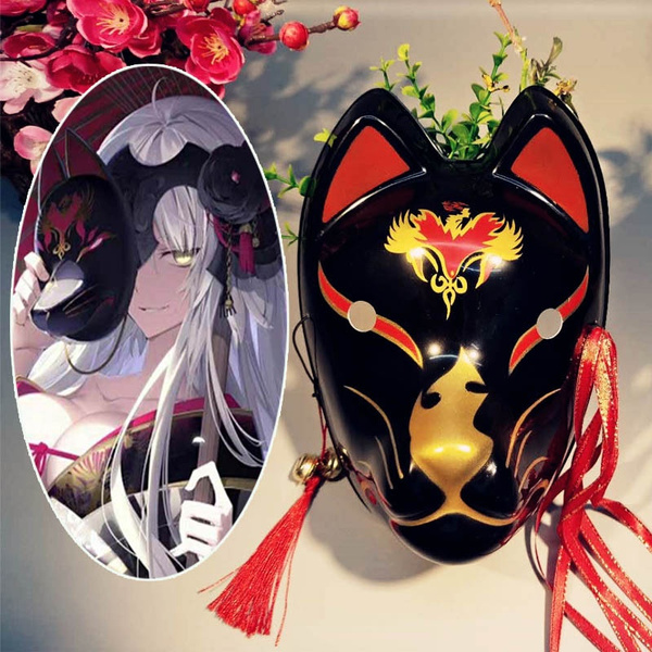 Anime The Light of The Fireflies Forest Cosplay Mask Fashion Fox Mask Halloween Mask Cat Face Mask White Embryo Fox Demon Japanese Hand Painted Zephyr | Wish Anime The Light of The Fireflies Forest Cosplay Mask Fashion Fox Mask Halloween Mask Cat Face Mask White Embryo Fox Demon Japanese Hand Painted Zephyr | Wish