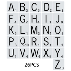 stencil, Home Decor, alphabet, lettersstencil
