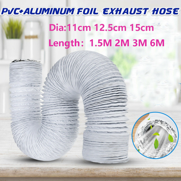 11cm/12.5cm/15cm Exhaust Hose Vent Tube AC Unit Duct Portable Air
