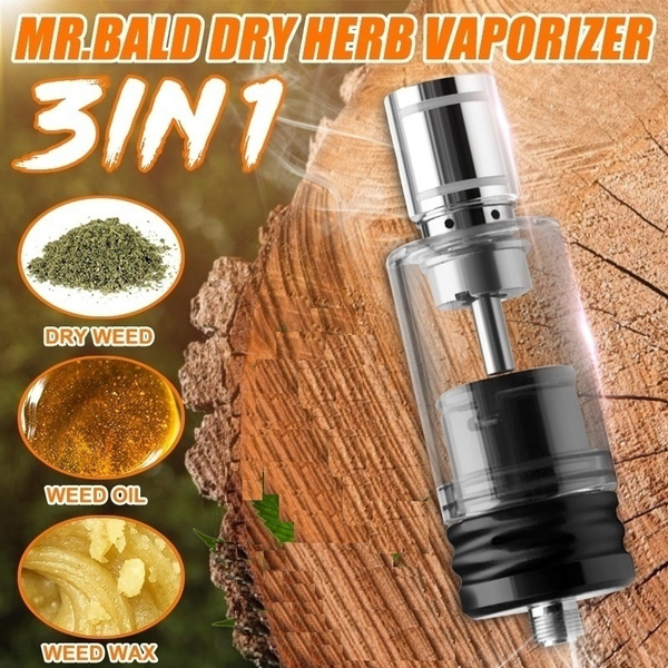 Upgraded Longmada 510 Thread Mr. Bald T Starter Vape Kit Tank Ceramic