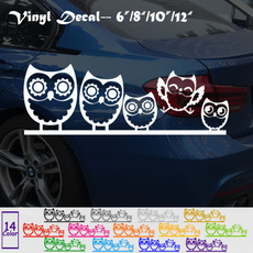 cute, Bicycle, Family, Owl