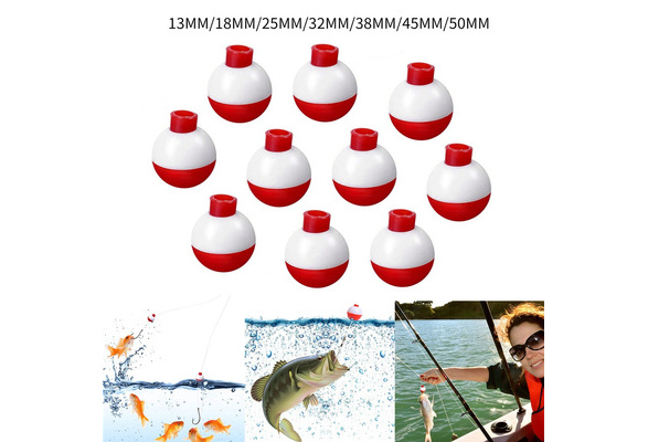 10pcs Fishing Lure Red and White Float Balls For fishing Bobbers