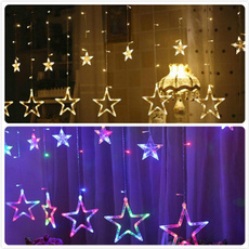 party, Star, Christmas, lights
