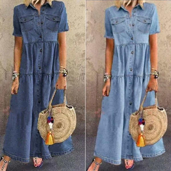 Floryday 2024 denim dress