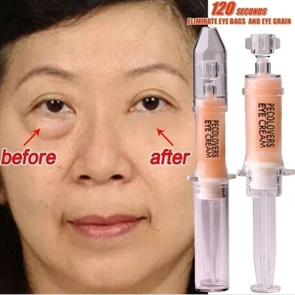 2PCS 2Minutes Instant Lifting Liquid Pump Eye Cream Anti Puffiness