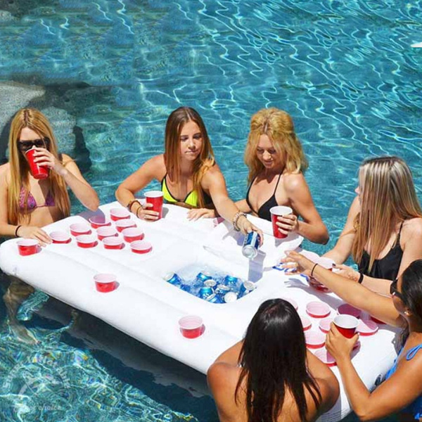 Inflatable pool hot sale pong