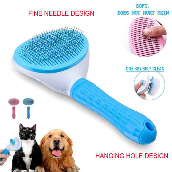 Pet Grooming Dog Brush Cat Brush,Self-cleaning Animal Care Brush ,Pet ...