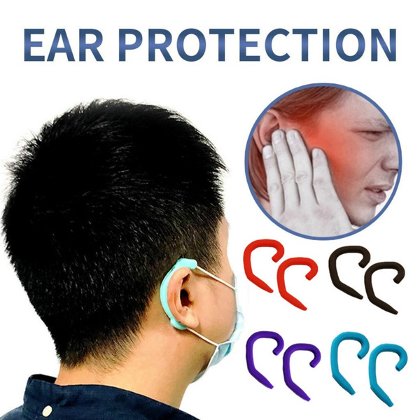 5 Pairs Silicone Mask Ear Grips Protector Ear Hook Strap Extender Anti Earache 