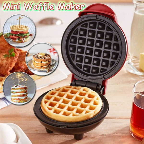 Mini Waffle Iron Machine Waffle Maker Household Electric Cake for Hash  Browns and Other Carry-on Breakfast, Lunch or Snacks