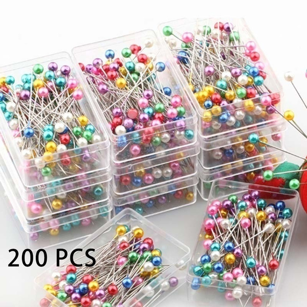 Dressmaking Pins Fixed Corsage Sewing Accessories Tools 100 Pcs Sewing ...