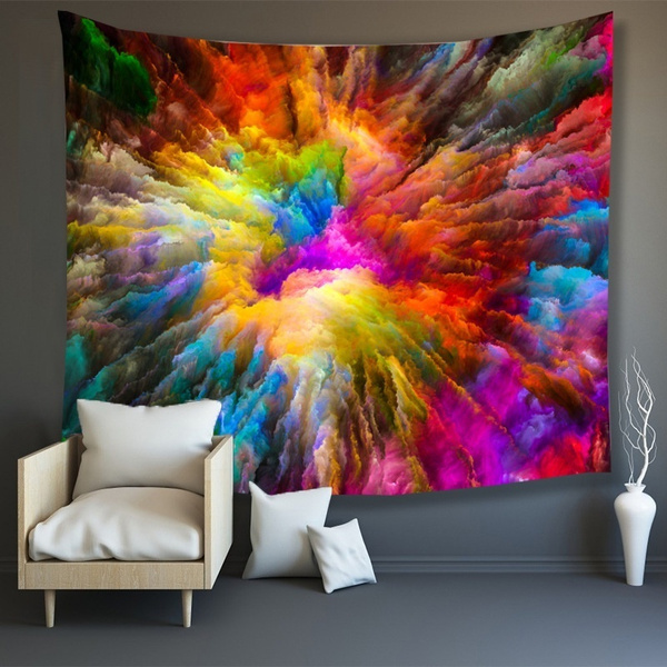 Psychedelic lotus online tapestry