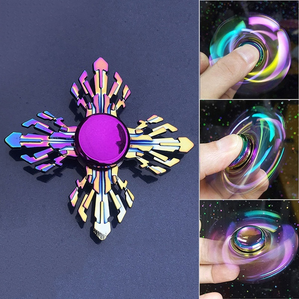Creative Hand Spinner Color Decompression Toy Gifts Kids Adults Fidget Spinner Finger | Wish